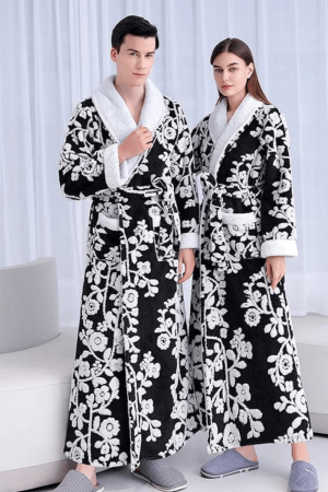 Peignoir homme cocooning polaire doux
