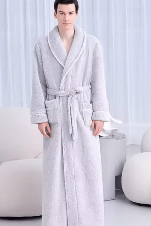 Peignoir homme cocooning douche doux