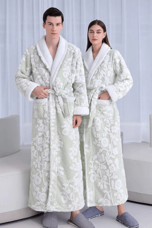 Peignoir homme cocooning polaire doux