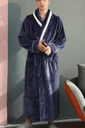 Peignoir adulte cocooning éponge doux