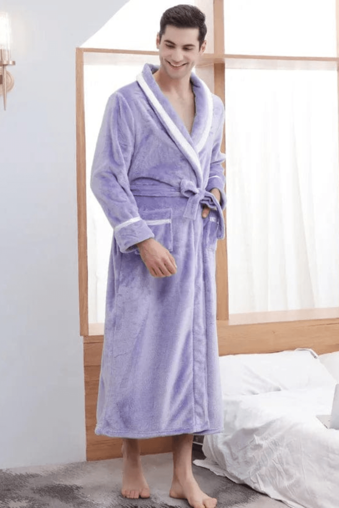 peignoir polaire homme