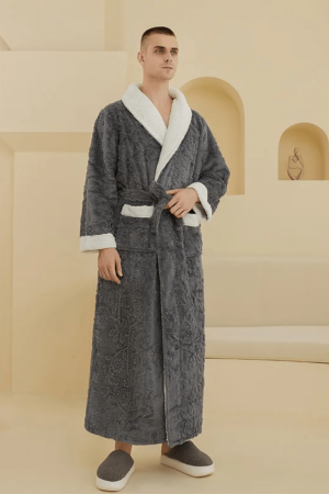 Peignoir homme cocooning hôtel luxe